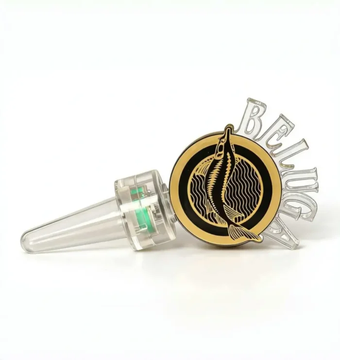 Custom LED Bottle Stopper Topper – Illuminated Acrylic Brand Logo ...